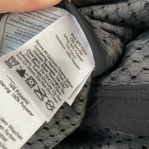 Eddie Bauer First Ascent Men's Jacket Coat Puffer Light Insulation Black 2XL - Picture 6 of 8